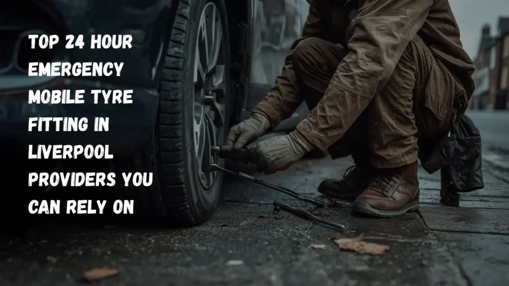 Prime Road Tyres providing 24 Hour Emergency Mobile Tyre Fitting in Liverpool on a car at a roadside location