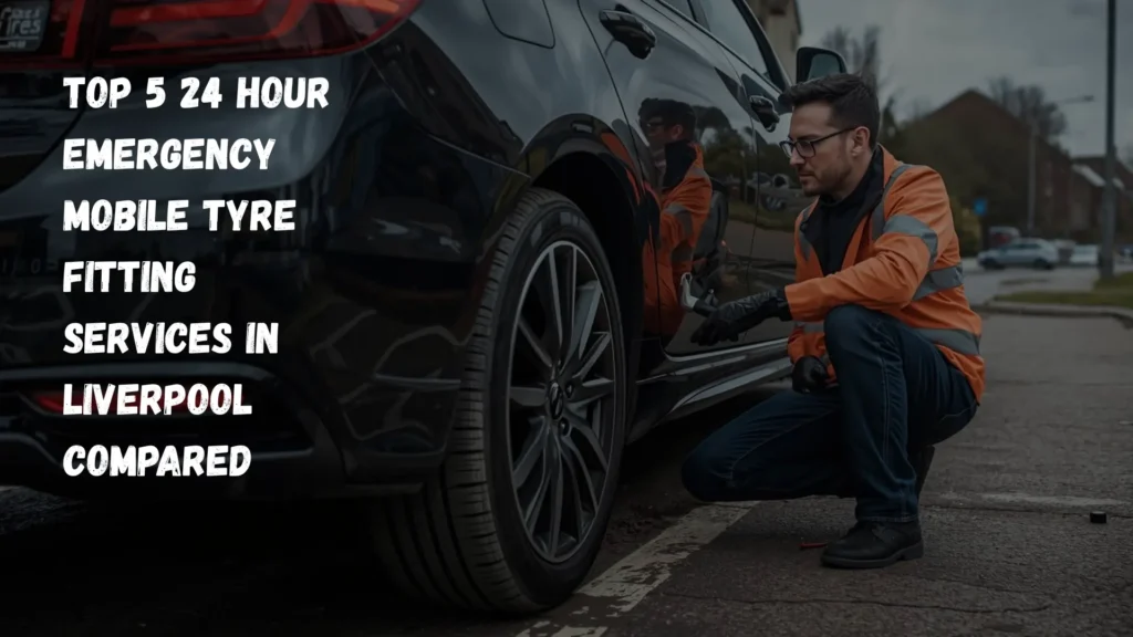 Prime Road Tyres technician performing 24 Hour Emergency Mobile Tyre Fitting in Liverpool on a car at the roadside
